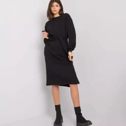 JEANS Midimekot></noscript>Rue Paris Jeanne collegemekko vyöllä musta