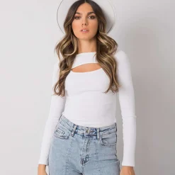 JEANS Pitkähihaiset Paidat>Rue Paris Jonnelle ribbipaita valkoinen
