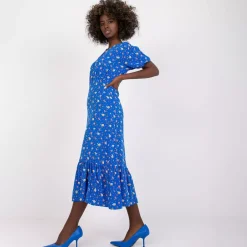 JEANS Midimekot></noscript>Rue Paris Juney kukkamekko sininen