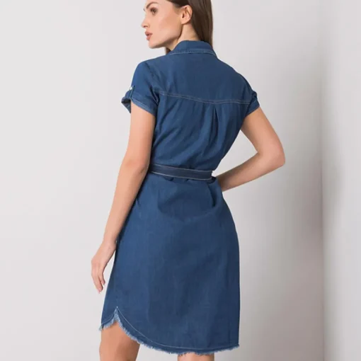 JEANS Minimekot>Rue Paris Katie mekko vyöllä dark denim