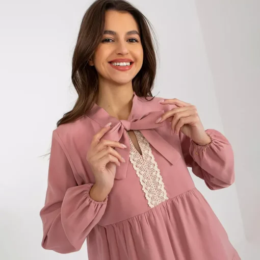 JEANS Tunikat>Rue Paris Kayleigh tunika vanha roosa