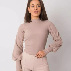 JEANS Pitkähihaiset Paidat></noscript>Rue Paris Lauren ribbipaita v.ruskea
