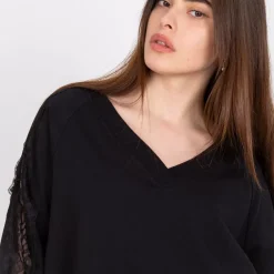 JEANS Pitkähihaiset Paidat></noscript>Rue Paris Leja paita musta