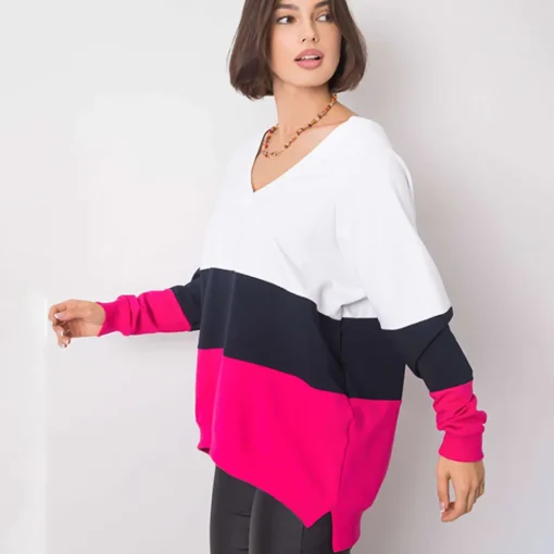 JEANS Pitkähihaiset Paidat>Rue Paris Lotta paita raidallinen valkoinen/navy