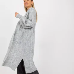 JEANS Neuleet | Plus!></noscript>Rue Paris Maren taskullinen neuletakki v.harmaa