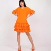 JEANS Minimekot>Rue Paris Melanie mekko oranssi