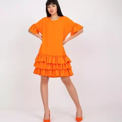 JEANS Minimekot>Rue Paris Melanie mekko oranssi