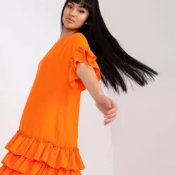 JEANS Minimekot>Rue Paris Melanie mekko oranssi