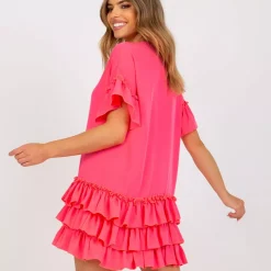 JEANS Minimekot></noscript>Rue Paris Mellany mekko neonpinkki