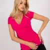 JEANS Lyhythihaiset Paidat Ja Topit>Rue Paris Messy paita fuksia