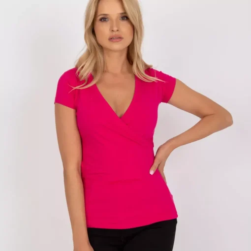 JEANS Lyhythihaiset Paidat Ja Topit>Rue Paris Messy paita fuksia