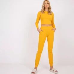 JEANS Pitkähihaiset Paidat | Housut>Rue Paris Nias setti mustard