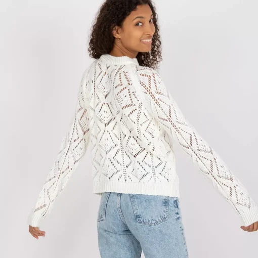 JEANS Pitkähihaiset Paidat | Neuleet>Rue Paris Ninni neulepaita luonnonvalkoinen