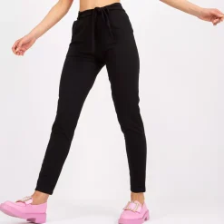 JEANS Housut>Rue Paris Pandora housut vyöllä musta