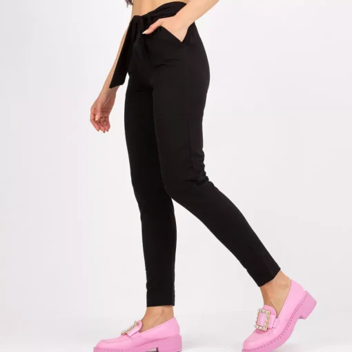 JEANS Housut>Rue Paris Pandora housut vyöllä musta