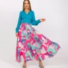 JEANS Hameet>Rue Paris Poetry kuvioitu maksihame