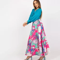 JEANS Hameet>Rue Paris Poetry kuvioitu maksihame