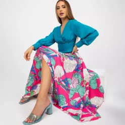 JEANS Hameet></noscript>Rue Paris Poetry kuvioitu maksihame