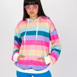 JEANS Hupparit>Rue Paris Rainbow huppari raidallinen
