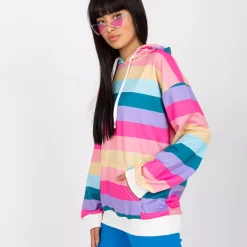 JEANS Hupparit></noscript>Rue Paris Rainbow huppari raidallinen