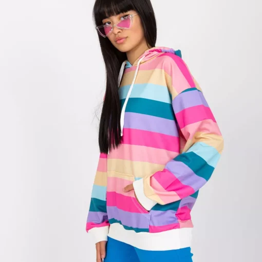 JEANS Hupparit>Rue Paris Rainbow huppari raidallinen