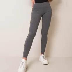 JEANS Leggingsit></noscript>Rue Paris Rissa leggingsit tummanharmaa/kulta