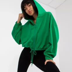 JEANS Hupparit>Rue Paris Rubie Crop huppari vihreä