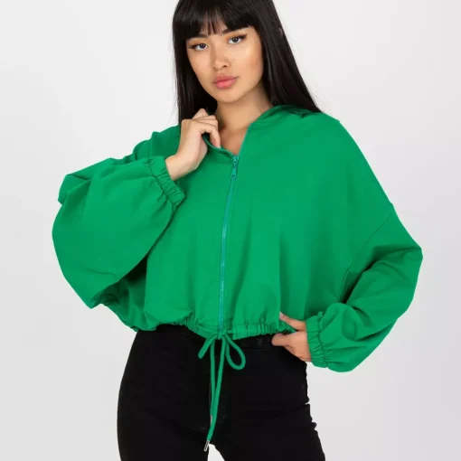 JEANS Hupparit>Rue Paris Rubie Crop huppari vihreä