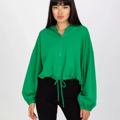 JEANS Hupparit>Rue Paris Rubie Crop huppari vihreä