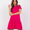 JEANS Minimekot>Rue Paris Sally trikoomekko fuksia