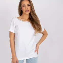 JEANS Lyhythihaiset Paidat Ja Topit></noscript>Rue Paris Salma t-paita valkoinen