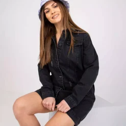JEANS Takit></noscript>Rue Paris Salome farkkutakki musta