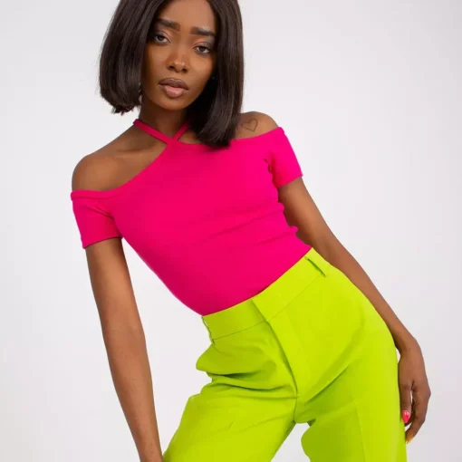 JEANS Lyhythihaiset Paidat Ja Topit>Rue Paris Seila ribbipaita fuksia