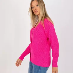 JEANS Neuleet>Rue Paris Sophia neuletakki neonpinkki