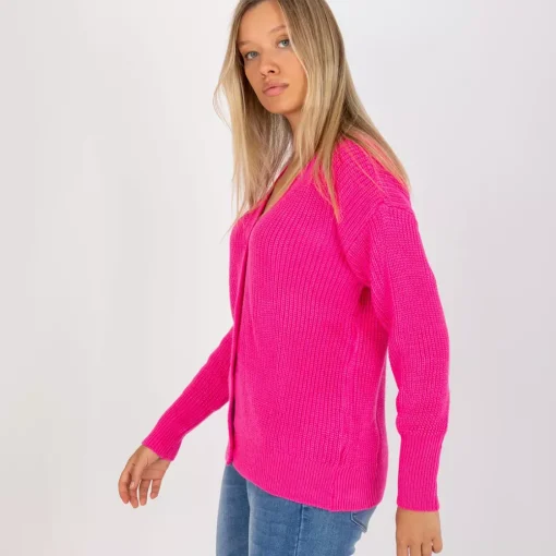 JEANS Neuleet>Rue Paris Sophia neuletakki neonpinkki
