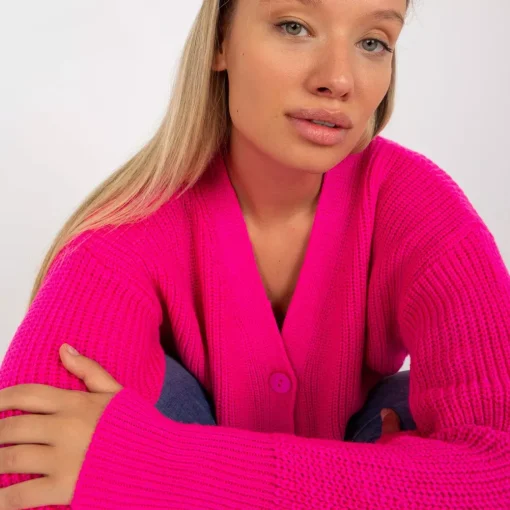 JEANS Neuleet>Rue Paris Sophia neuletakki neonpinkki
