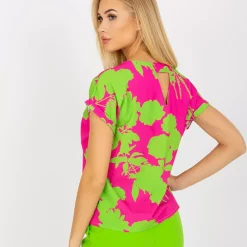 Rue Paris Lyhythihaiset Paidat Ja Topit></noscript>Summer kuvioitu paita fuksia