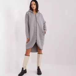 JEANS Takit | Plus!></noscript>Rue Paris Tina hupparitakki vaaleanharmaa