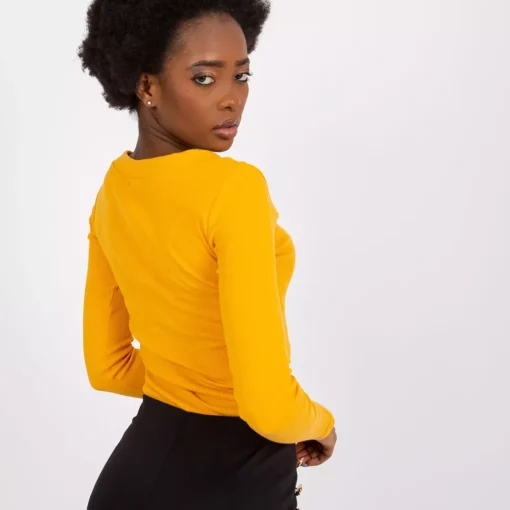 JEANS Pitkähihaiset Paidat>Rue Paris Tracy ribbipaita mustard