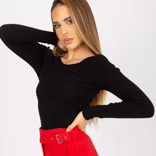JEANS Pitkähihaiset Paidat>Rue Paris Viola ribbipaita musta