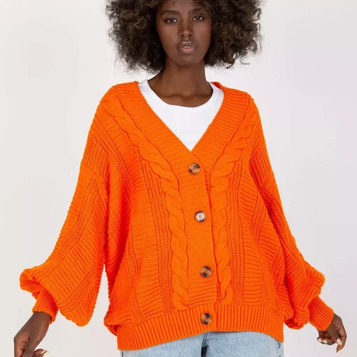 JEANS Neuleet>Rue Paris Warma neuletakki oranssi