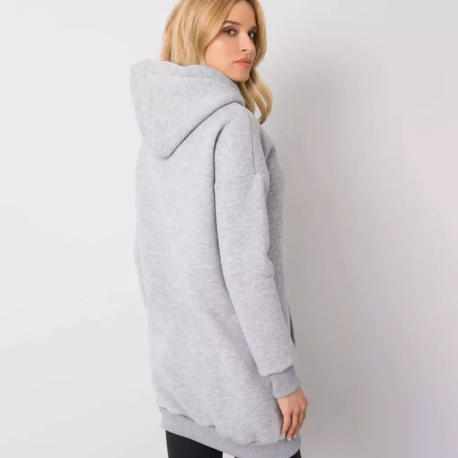 JEANS Hupparit>Rue Paris Yetty huppari vaaleanharmaa