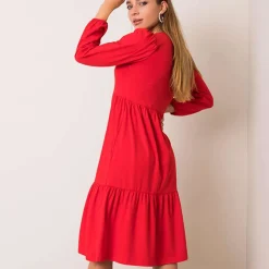 JEANS Midimekot></noscript>Rue Paris Yonne mekko punainen