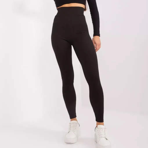 JEANS Leggingsit>Rue Paris Zia ribbileggingsit musta