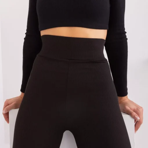 JEANS Leggingsit>Rue Paris Zia ribbileggingsit musta