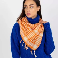 JEANS Huivit Ja Käsineet>Ruutukuvioinen kaulahuivi oranssi