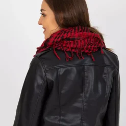 JEANS Huivit Ja Käsineet></noscript>Ruutukuvioinen kaulahuivi burgundi