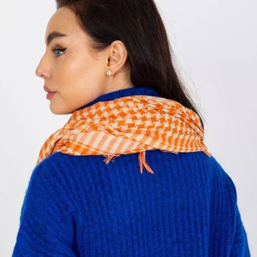 JEANS Huivit Ja Käsineet>Ruutukuvioinen kaulahuivi oranssi