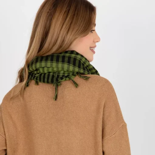 JEANS Huivit Ja Käsineet>Ruutukuvioinen kaulahuivi khaki