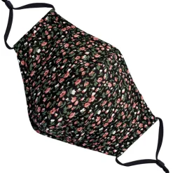 JEANS Kasvosuojat>Säädettävä kasvosuoja nenälangalla pikkukukkia